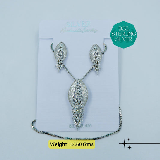 Zircon Luxe - Premium Pendant Sets | GBRPZP01 - 34 | GlamBug - 925 Silver Jewellery - Glambug 925 Silver Jewellery