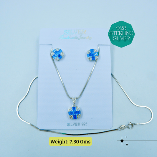 Zircon Luxe - Premium Pendant Sets | GBRPZP01 - 42 | GlamBug - 925 Silver Jewellery - Glambug 925 Silver Jewellery