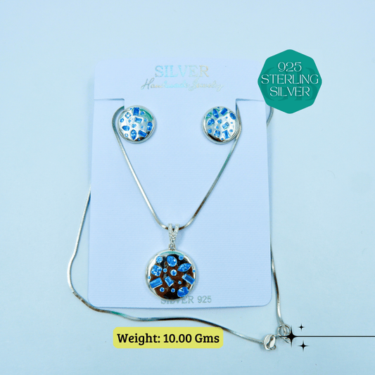 Zircon Luxe - Premium Pendant Sets | GBRPZP01 - 43 | GlamBug - 925 Silver Jewellery - Glambug 925 Silver Jewellery